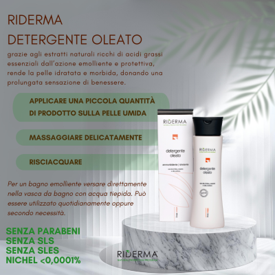 RIDERMA DETERGENTE OLEATO 200ml - 400ml