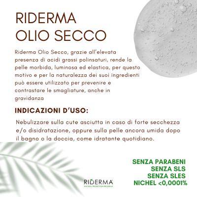 RIDERMA OLIO SECCO 250 ml