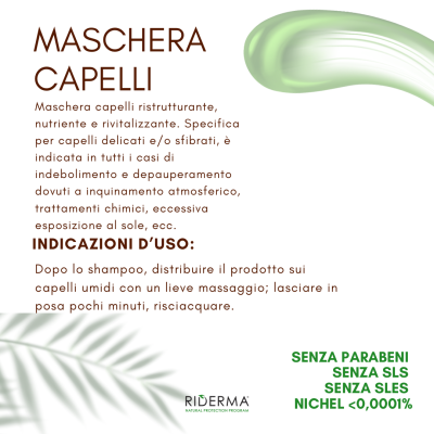 RIDERMA MASCHERA CAPELLI 200 ml